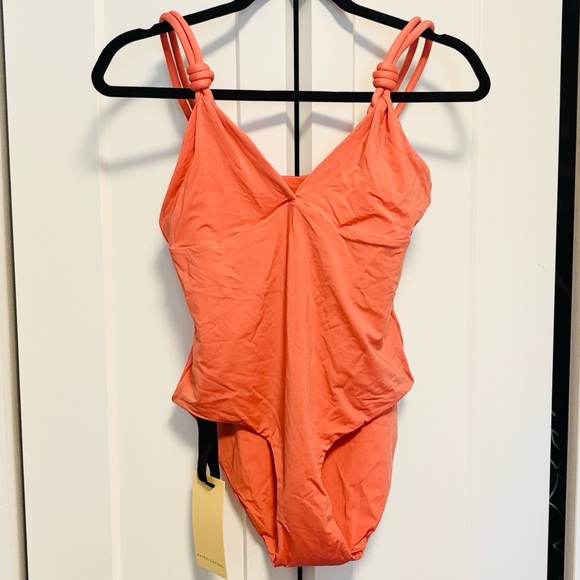 NWT [Maygel Coronel] VICHADA One-Piece Swimsuit Tropical Pink Women’s L-2XL EXT - Picture 6 of 12